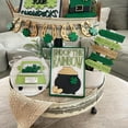 thumbnail image 3 of Nilvkv St. Patrick's Day Tray Decoration Easter Tiered Tray Decorations Set, Spring Tiered Tray Decorations Set, Wooden Easter Tiered Tray Decor, Sign Tiered Tray, Easter Home Decoration Ornament, 3 of 8
