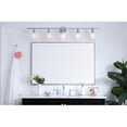 thumbnail image 2 of Gene 5 light Chrome and Clear glass Wall sconce, 2 of 7