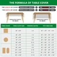 thumbnail image 5 of YIBAGA St Patrick's Day Tablecloth, Green Shamrock St Patricks Day Table Cover Spring Home Dining Table Decorations, 60 x 60 inch, Polyester, 5 of 5