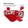 thumbnail image 2 of Corral Bebe Gimnasio De Juegos color gris, 2 of 4