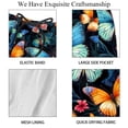 thumbnail image 4 of luoweisi Men's Beach Shorts Quick Dry Swim Trunks with Mesh Lining Butterfly L, 4 of 5