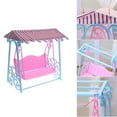 thumbnail image 3 of Chaise de toit swing miniature accessoire de maison de poupée, 3 of 8