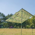 thumbnail image 3 of Yuarrent Lona impermeable para tienda de campaña, toldo útil para viaje, parasol, resistente a la humedad, de sombra multifuncional para carpas 300*300 CM, 3 of 6