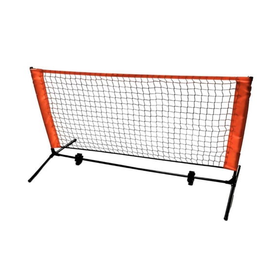 Mini red de pickleball portátil de 87 cm x 136 cm para fiestas familiares, equipo ligero para juegos en interiores y exteriores.