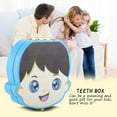 thumbnail image 4 of Caja linda para dientes de leche con apariencia de niño y niña, caja de almacenamiento de dientes de madera, organizador para niños y bebés(#3), 4 of 8