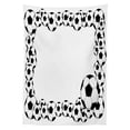 thumbnail image 3 of Ambesonne Soccer Tablecloth Rectangular Table Cover, Football Frame Pattern, 52"x70", White Charcoal Grey, 3 of 4