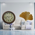 thumbnail image 2 of Reloj de Pared Escultórico con Diseño de Hojas Ginkgo Adorno de Hierro Forjado Resistente de Pp y Vidrio Decorativo Adecuado para Oficina Dormitorio, 2 of 7