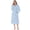 Light Blue, variant on Plush Robe for Women, Soft Fleece Long Spa Robe, Ladies Bathrobe with Pockets, Warm Fuzzy Housecoat, Pink, S/M