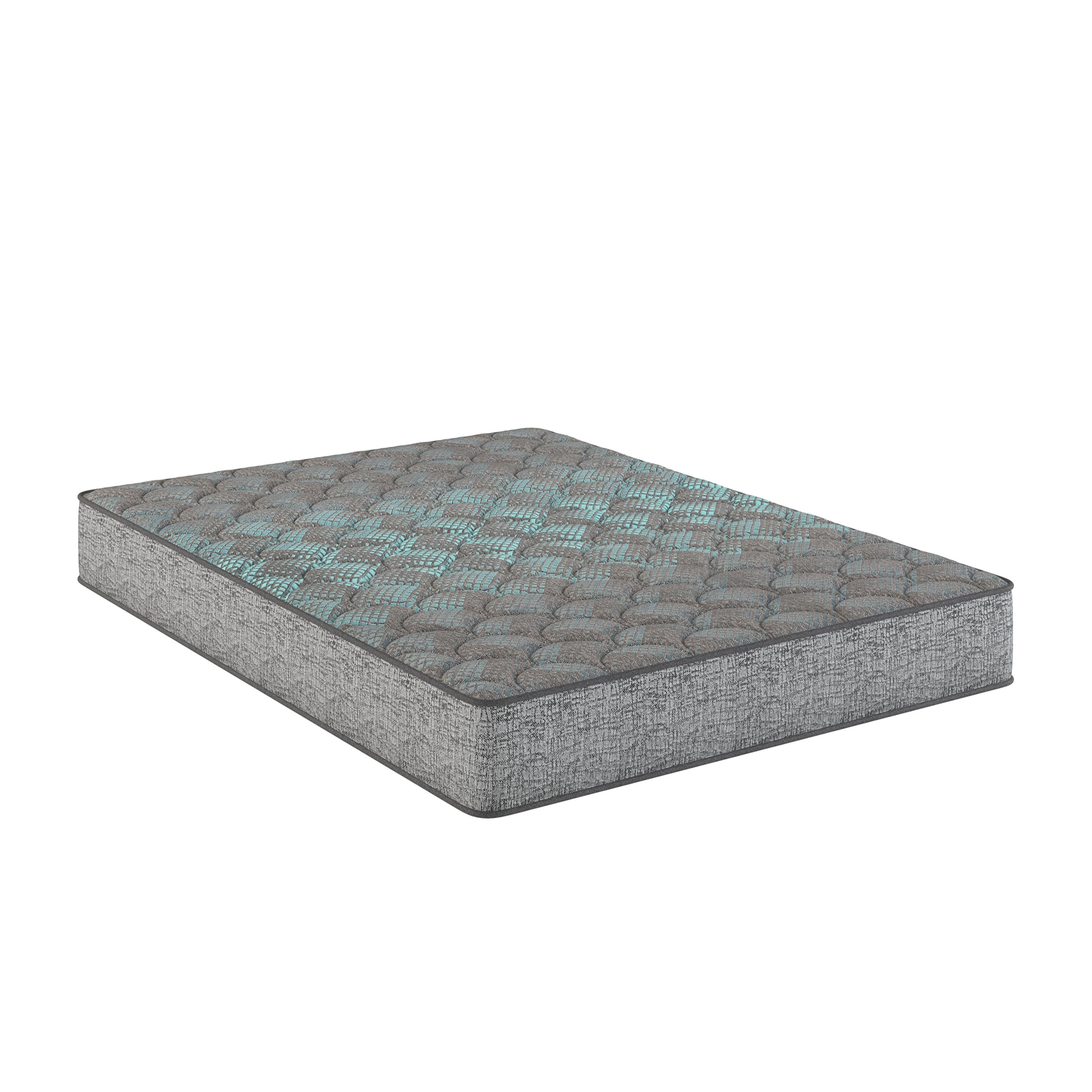 JERFIT 7 Inch Full Size Foam Mattress, Medium Firm Gel Memory Foam Bed Mattress with CertiPUR-US Certified, Grey Blue
