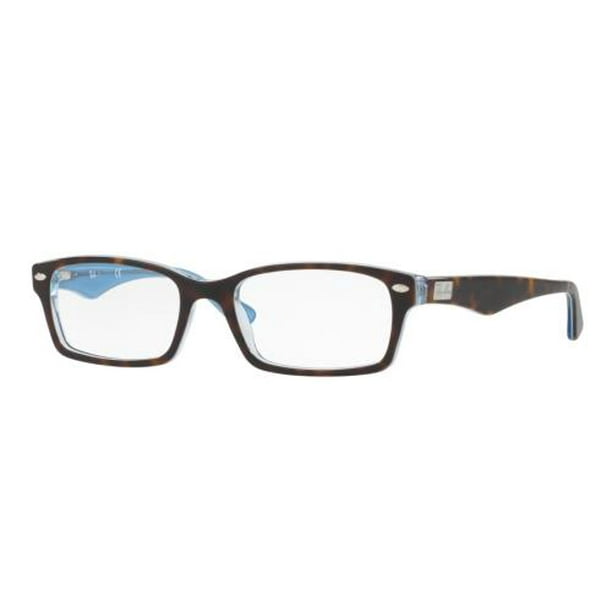 RAY BAN Eyeglasses RX5206 5023 Top Havana On Transparent Azure 52MM -  