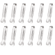 thumbnail image 1 of Pinzas para hielo, pinzas para azúcar, minipinzas para servir aperitivos de acero inoxidable para café de fiesta, 1 of 5