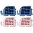 thumbnail image 1 of 4 Uds. Bandeja de cubitos de hielo con forma de elefante de dibujos animados molde de hielo de verano molde para hacer hielo (ros Homemaxs 7996290-MX, 1 of 6