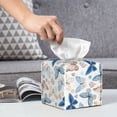 thumbnail image 3 of Honeii 's Butterfly for Leather Square Tissue Box Cover Holder: A Stylish Organizer for Tabletops, Bathrooms, Cars & Offices, 3 of 5