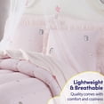 thumbnail image 4 of Juego de ropa de cama Sweet Home Collection Rainbow Unicorn Twin, 4 of 9