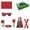 Morocco, variant on Yanxiao Soccer Fan Cheering Kit, USA National Team Game Day Set with Flag, Clapper, Wristband, Temporary Body Paint, Scarf, Sunglasses & 15 Inflatable Sticks, World Cup Sports Cheer Props