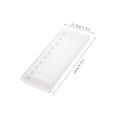 thumbnail image 3 of Dyegold Silicone Ice Tray Tray with Lid 10 Compartment Long Strip Ice Mold Flexible BPA Free Freezer Tray for Chilled Drinks Cocktail Party Kitchen Bar, 3 of 5