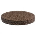 thumbnail image 2 of Round Paper Fiber Woven Place Mats Decorative Braided Natural Mat Holidays Parties Decor 15 Inch Set of 48 (Coffe), 2 of 6