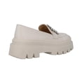 thumbnail image 3 of Zapato Mujer Kipon Casual Plataforma Mocasin Chunky Broche Brillantes beige 23, 3 of 6