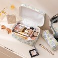 thumbnail image 2 of Bolsa de maquillaje HBSelect acolchada de algodón para viajes, 3 unidades, para mujeres y niñas, 2 of 7