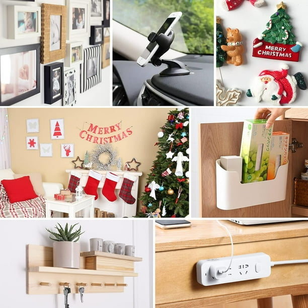 3m Doble Cara Almohadillas Adhesivas De Doble Cara Fuertes Para Exterior | Pack De 80-320 Piezas, Fijación Sólida Deflectores De Aire Acondicionado