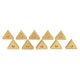 thumbnail image 2 of Inserto cnc inserto triangular inserto cnc t9125 hoja de inserción cnc inserto r04 10Pcs Triangular CNC Insert Doble Lado para Acero Semi Acabado y Desbaste Fugacal Otros, 2 of 8