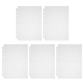 Dunwell 5x7 Photo Sleeve Inserts - (5x7, 10 Pack), for 40 Photos, Crystal Clear Photo Pockets for 3-Ring Binder, Photo Album Refillable Page Inserts