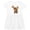 White with Speckles, variant on Inktastic Cute Moose Girls Toddler Dress