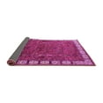 thumbnail image 2 of Ahgly Company Indoor Round Oriental Pink Industrial Area Rugs, 5' Round, 2 of 4