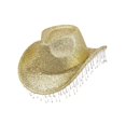 thumbnail image 5 of Segolike Cowboy Hat for Women Cowgirl Hat for Concerts Themed Party Wedding Birthday, 5 of 8