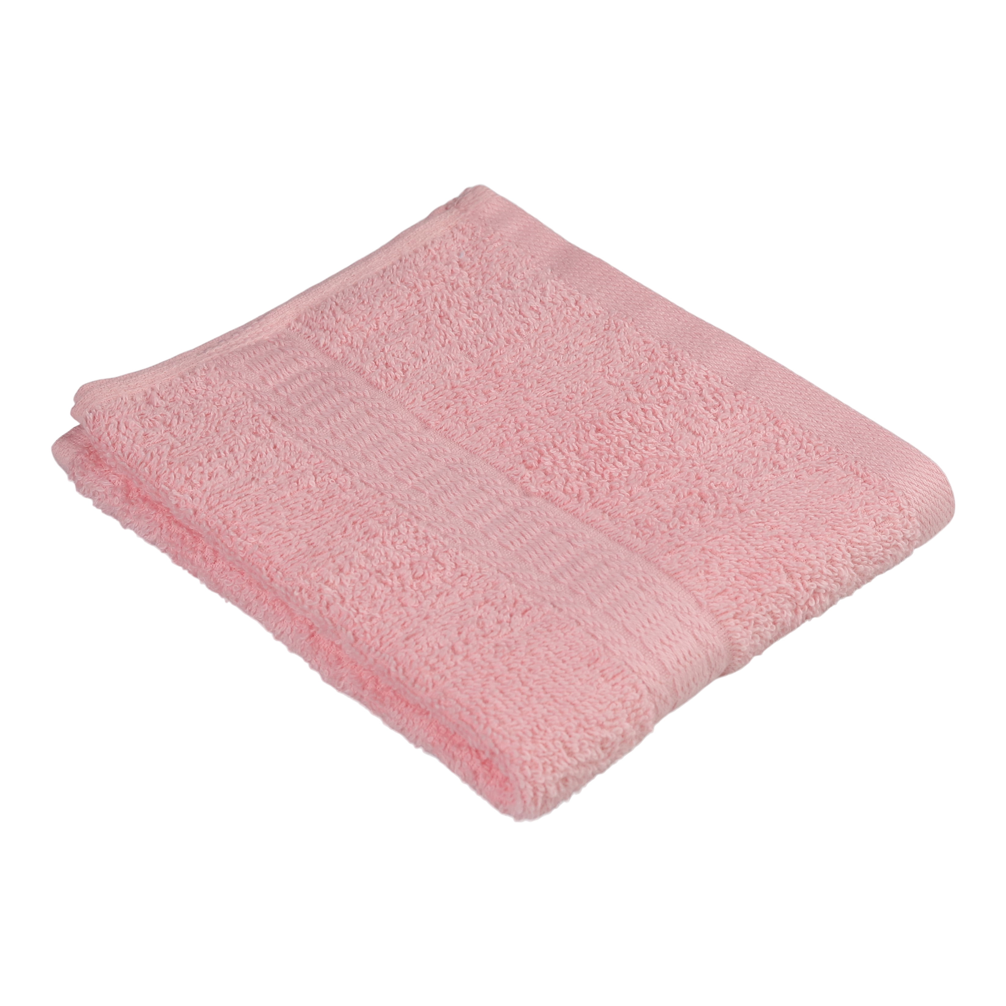 Mainstays 100% Cotton Bath Towel, Basic Solid Premium Bath Towel, Super Soft and highly absorbent towel for Bathroom, Hotels, Spa and Gym – Pink