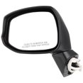 thumbnail image 2 of SCITOO Side View Mirror Passenger Right Side Mirror Fit For 2012 2013 2014 For HONDA CIVIC Power Adjusted Black Replacement Exterior Mirror, 2 of 5