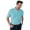 Aqua, variant on BlueGeneration Mens Value Soft Touch Pique Polo - Light Blue Medium Solid