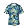 thumbnail image 2 of Goofa Hawaiian Style Hawaiian Shirt for Men, Unisex Summer Beach Casual Short Sleeve Button Down Shirts,Aloha Tropical Floral print shirt-3X-Large, 2 of 9