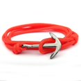 thumbnail image 3 of Pulseras de ancla de paracord ajustables para hombres, pulsera de amuletos de amistad para mujer, 3, 3 of 5