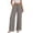 Gray, variant on Tqcoqu Womens Wide Leg Linen Palazzo Pants Casual Elastic Waist Drawstring Flowy Loose Beach Travel Trousers with Pockets,Army Green,Women's S-XXL