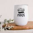 thumbnail image 3 of Koyal Wholesale Teacher Appreciation Wine Tumbler with Lid Stainless Steel Insulated It Takes A Big Heart To Help Shape, 3 of 5
