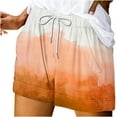 thumbnail image 1 of Pantalones Cortos Sueltos para Mujeres de Verano Impreso Encaje Hasta Bolsillo Elástico Pantalones Cortos Casuales Poliéster, Moda Pantalones Cortos de Verano para Uso Diario Y de Ocio, 1 of 5
