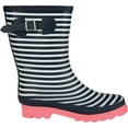 thumbnail image 5 of Women's Journee Collection Seattle Mid Calf Rain Boot Stripe Rubber 10 M, 5 of 5