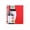 Red, variant on 1-Pack Telescoping 3 Ring Binder, Expandable Flexible Binder - Easy Portability, Holds A4 Paper, for School, Office&Home Organization, Black