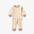 thumbnail image 2 of LRen Little Boy Outfits Size 8 Comfort Trendy Cartoon Print Long Sleeve Crewneck Tops + Elastic Waist Pant Pants Fall Winter Clothes for Kids Boys, 2 of 4