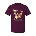thumbnail image 2 of Wild Bobby, If It's Not a Chihuahua It's Just a Dog Gift, Men Graphic Tee, Maroon, Medium, 2 of 4