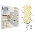 thumbnail image 2 of BLACK+DECKER LEDUC-PUCK-7WK Kit de Lumière LED, Installation Sans Outil, Dimmable, Lot de 7, Blanc Chaud, 2 of 4