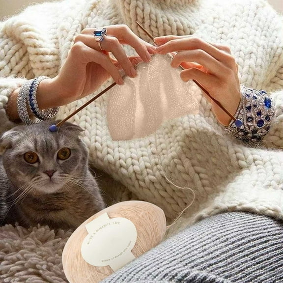 Mohair Yarn under $5! Xqxayjr Mohair Crochet Yarn, Fine KidsWool Yarn for Hand Knitting, Soft DIY Yarn for Scarf Hat Sweater, Luxury Craft Yarn for Knitting Crochet Projects