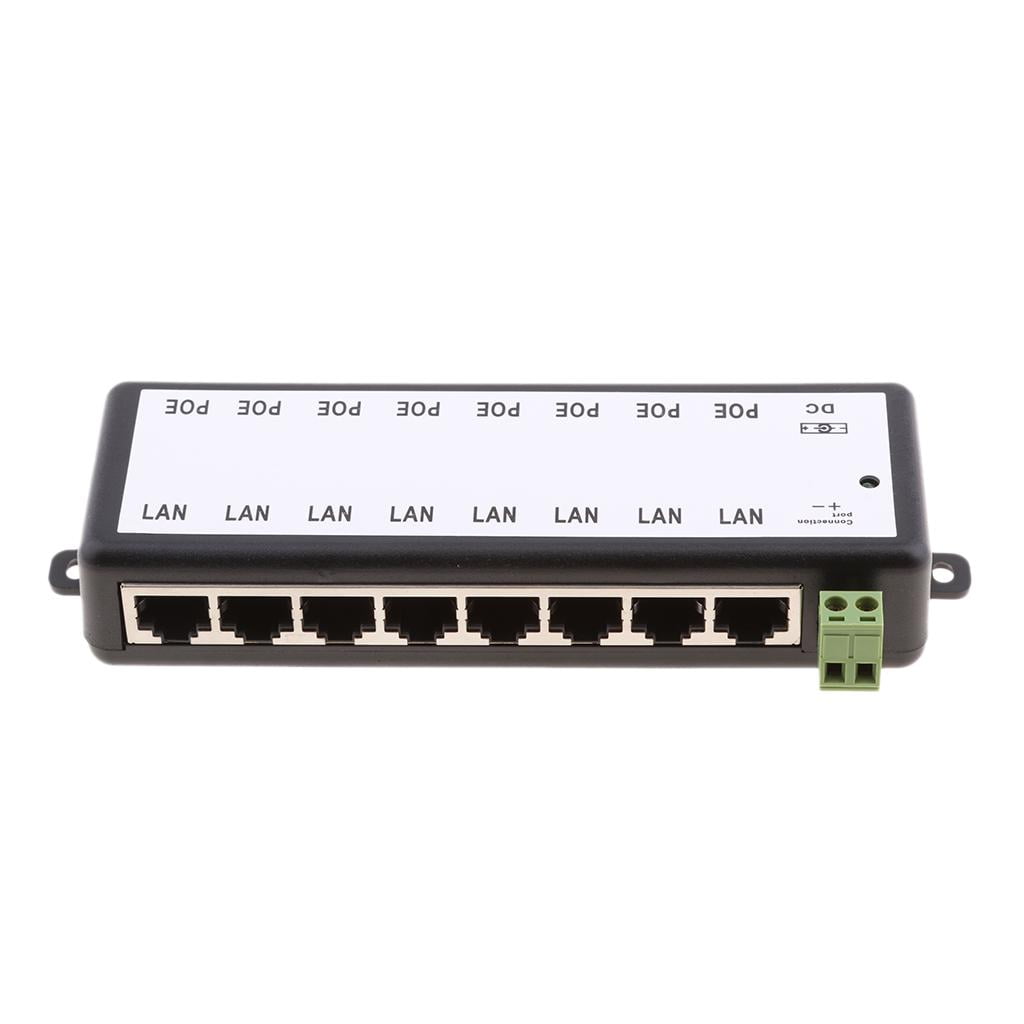 MultiPort POE Injector Switch for Wireless Bridge Monitoring in