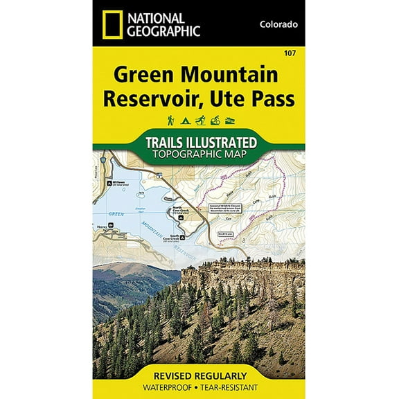 National Geographic Trails Illustrated Series: Green Mountain Reservoir/Ute Pass #107 Map - Explore the Colorado Rockies!