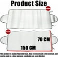 thumbnail image 3 of Cubierta para parabrisas de coche, cubiertas para parabrisas de coche, escarcha para invierno, láminas de protección contra hielo, cubierta de pantalla para ventana delantera de parabrisas de nieve, 3 of 5