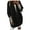 Black, variant on Woman Artificial Wool Elegant Blend Coat Slim Female Long Coat Outerwear Jacket Khaki XL