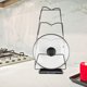 thumbnail image 4 of WEUVEB 1Jgo Portatapas De Hierro Negro Para Cocina Montado En Pared Práctico Y Duradero, 4 of 8