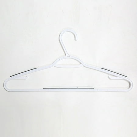 Mainstays Non-Slip Hanger 10 Pack White