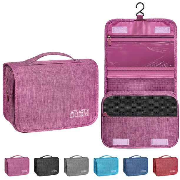 Neceser YEMEDA Travel impermeable con gancho morado
